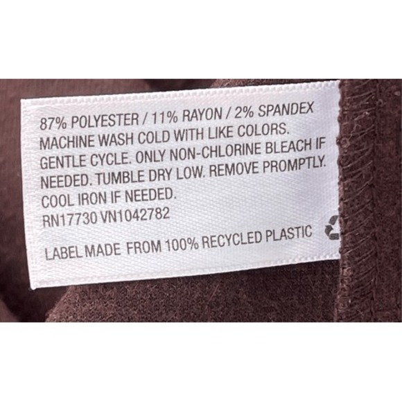 Prologue XL Brown Robe Style Open‎ Front Cardigan Duster Coat - Picture 4 of 7